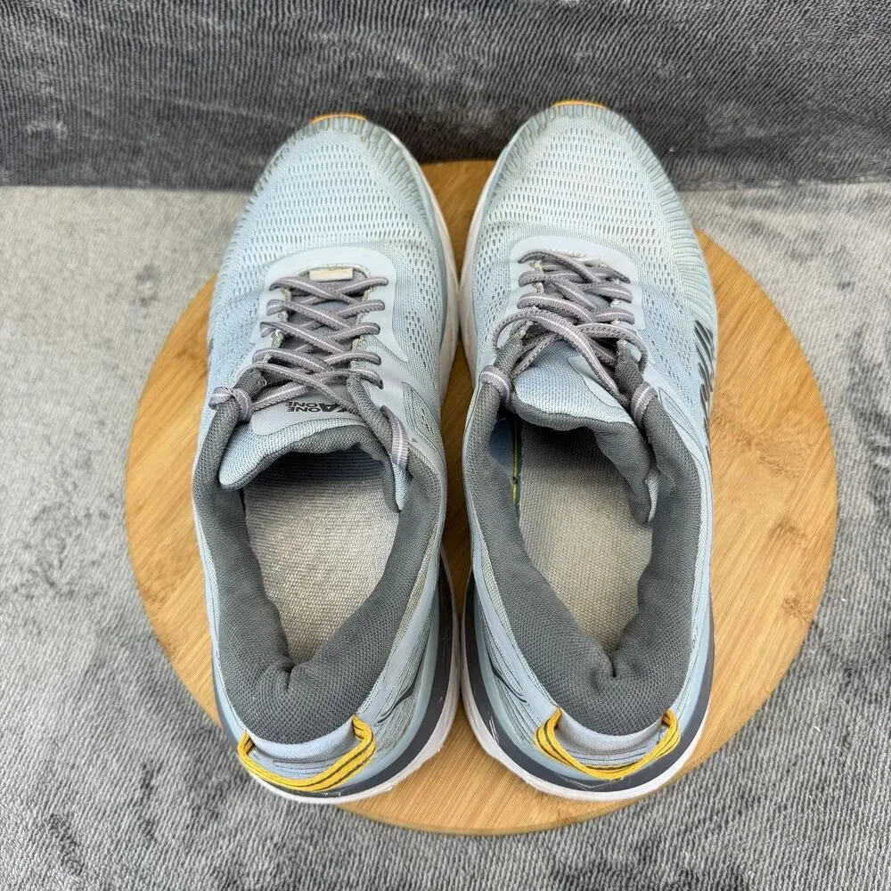 Hoka One One Bondi 7 Shoes Mens Size 11 Blue Running Walking Sneakers Cushioned